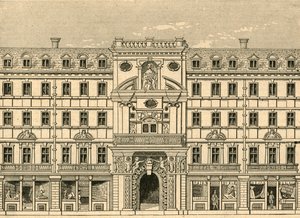 Mercers Chapel, jak přestavěn po požáru, 1897. od Unbekannt