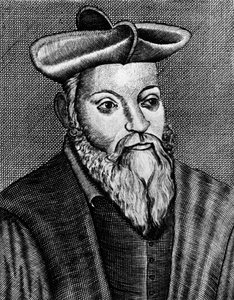 Michel Nostradamus 1503-1556, francouzský lékař a astrolog, 17. od Unbekannt