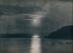 Půlnoční slunce na Hammerfestu, 1914. od Unbekannt