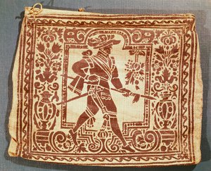 Vak na dopisy vojenského pošťáka v období třicetileté války (1618-48) (textil) od Unbekannt
