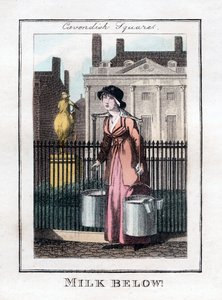 Milk Below!, Cavendish Square, Londýn, 1805 od Unbekannt