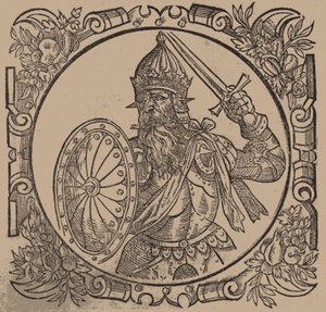 Mindaugas, litevský král Od: Sarmatiae Europeae desscriprio... od A. Guagniniho, 1578 od Unbekannt