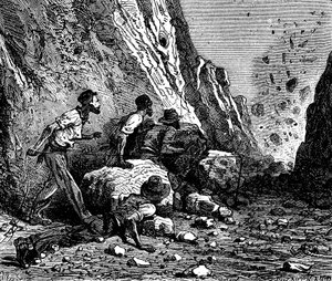 Odstřel horníků, 1879. od Unbekannt
