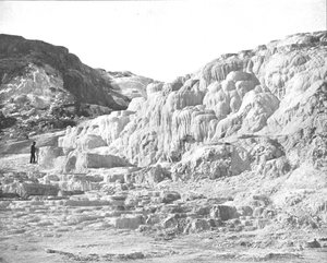 Minerva Terrace, Yellowstone Park, USA, c1900. od Unbekannt