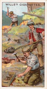 Těžba Pitchblende, Cornwall, Anglie, c1916 od Unbekannt
