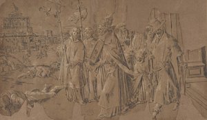 Zázrak svatého Řehoře, 16. století. od Unbekannt