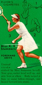 Slečna K. E. Stammers - Forehand Drive, c1935. od Unbekannt