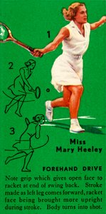 Slečna Mary Heeley - Forehand Drive, c1935. od Unbekannt