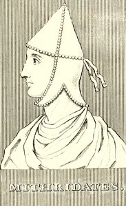 Mithridates, 65-110 AD, 1830. od Unbekannt