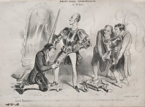 Anglo-Chivalric Manners, 1839. od Unbekannt