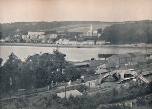 Monkstown - ze stanice Monkstown Pier, 1895 od Unbekannt