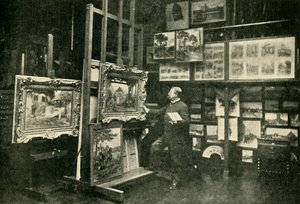 Monsieur Detaille ve svém studiu, 1900. od Unbekannt