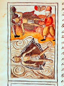 Montezuma II, poslední aztécký císař, 1520 od Unbekannt