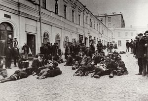 Moskevští obyvatelé útulku pro bezdomovce, Rusko, c1904 od Unbekannt