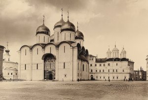 Moskva. Uspenská katedrála. Kolem roku 1900 od Unbekannt