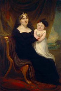 Matka a dítě, c. 1810. od Unbekannt