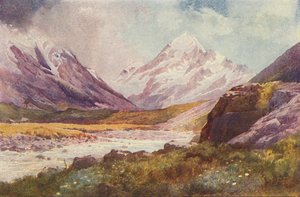 Mount Cook, Nový Zéland, 1924 od Unbekannt