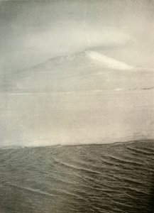 Mount Erebus z ledové nohy, c1908, 1909 od Unbekannt