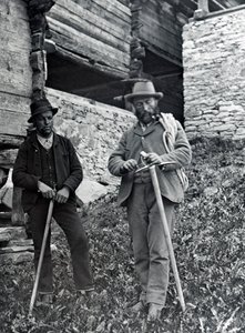 Horolezci, konec 19. nebo začátek 20. století od Unbekannt