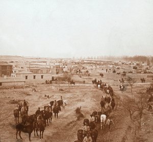 Jízdní vojáci, Somme-Tourbe, severní Francie, c1914-c1918 od Unbekannt