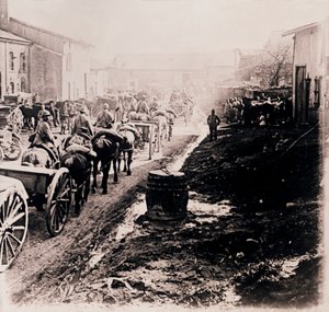 Jízdní jednotky s vozy, c1914-c1918 od Unbekannt