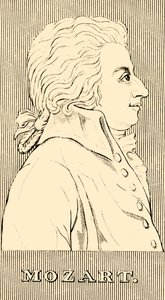 Mozart, 1756-1791, 1830. od Unbekannt