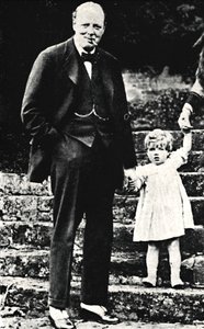 Pan Churchill s dcerou, 1924, 1945. od Unbekannt