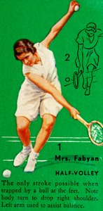 Paní Fabyan - Half-volley, c1935. od Unbekannt