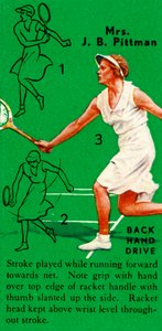 Paní J. B. Pittman - Backhand Drive, c1935. od Unbekannt