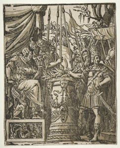 Mucius Scaevola, 1608. od Unbekannt