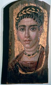 Mumiový portrét egyptské ženy, 1.-3. století od Unbekannt
