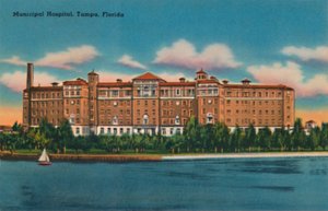 Městská nemocnice, Tampa, Florida, c1940 od Unbekannt
