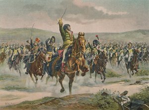 Murat v čele kavalérie v Jeně, 14. října 1806, 1896 od Unbekannt