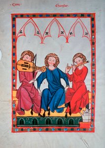 Hudebníci, 1304-1340 od Unbekannt