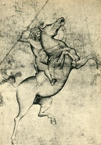 Nahý muž na koni, počátek 15. století, 1943. od Unbekannt