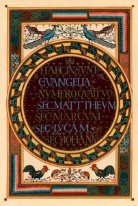 Jména čtyř evangelistů, c800 našeho letopočtu od Unbekannt