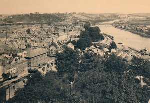 Namur. Vue de la Ville et Confluent de Sambre et Meuse, c1900 od Unbekannt