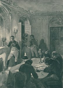 Napoleon diktuje svým tajemníkům, 1896 od Unbekannt