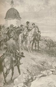 Napoleon a jeho štáb ve Slavkově, 1896 od Unbekannt