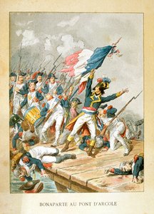 Napoleon u mostu Arcola, 15. listopadu 1796 od Unbekannt