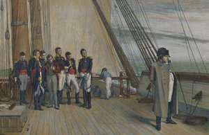 Napoleon na palubě H.M.S. Bellerophon, červenec 1815, 1896. od Unbekannt
