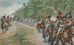 Napoleonův způsob cestování, c1800, 1896. od Unbekannt