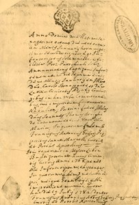 Napoleonův rodný list, 21. července 1771, 1921. od Unbekannt