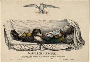 Napoleonova rakev, c. 1840 od Unbekannt