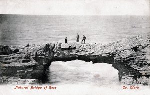 Natural Bridge of Ross, County Clare, Irsko, 1906 od Unbekannt