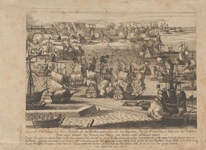 Námořní bitva mezi ruskou a osmanskou flotilou 13. července 1788 1788. od Unbekannt