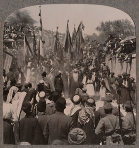 Průvod Nebi Musa, c1900 od Unbekannt