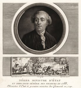 Neker nebo Jacques Necker, ministr zahraničí a generální ředitel financí od Unbekannt