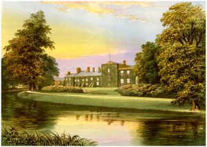 Netherhall, Cumbria, domov rodiny Pocklington-Senhouse, c1880 od Unbekannt