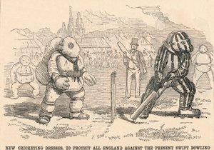 Nové kriketové šaty, na ochranu celé Anglie proti současnému Swift Bowlingu, 1854. od Unbekannt